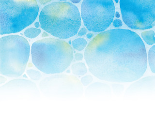 水面　水彩イラスト © perori