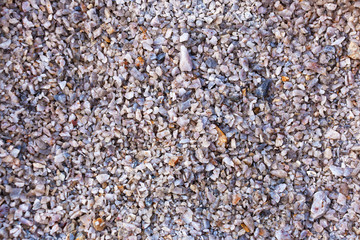 Red gravel stone floor texture background