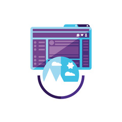 webpage template with picture file format