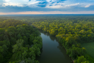 Fototapeta na wymiar Ouachita River, Arkadelphia Arkansas