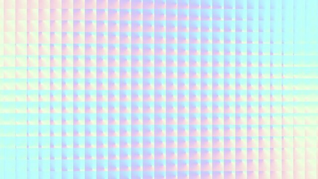 Moving abstract holographic colors surface. Looping footage.