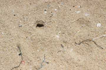 texture of sand
