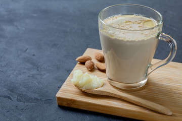 Bulletproof coffee. Keto diet.