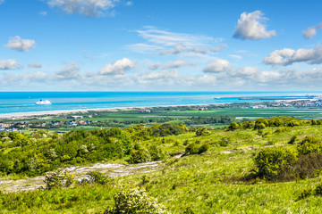 magnifique vue de la côte d'opale près de Calais © Image'in