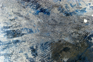 texture of ice on surface of water