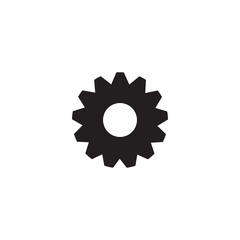 Gear machine icon logo design vector template