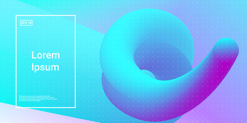 Modern Dynamic Flow Shapes with Fluid Glow Effect.