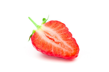 Strawberry isolated on white background. Clipping Path