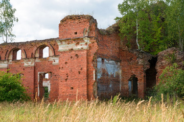 Ruined Complex military settlement of Count A. A. Arakcheev. The complex was built 1818-1825. Located in the village of Selishchi, Novgorod region