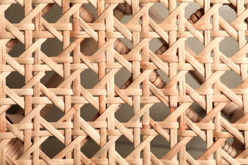 Wicker texture, closeup