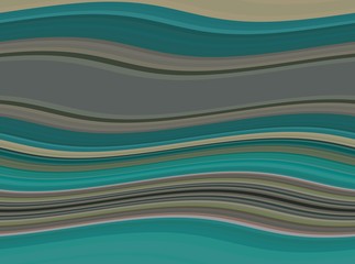 Obraz premium tło fal w kolorze turkusowym, ciemnoszarym i ciemnoszarym. tło z falami może służyć jako tapeta, prezentacja, ilustracja graficzna lub tekstura