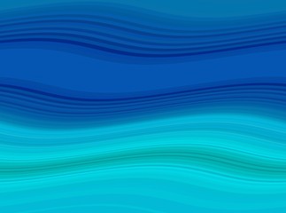 dark turquoise, strong blue and light sea green colored abstract waves texture can be used for graphic illustration, wallpaper, poster or cards
