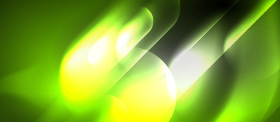 Neon glowing techno lines, hi-tech futuristic abstract background template