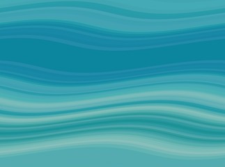 Fototapeta premium dark cyan, cadet blue and medium aqua marine colored abstract geometric wave line texture can be used for graphic illustration, wallpaper, poster or cards