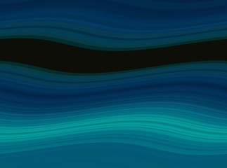 Fototapeta premium teal green, dark cyan and very dark blue colored abstract waves texture can be used for graphic illustration, wallpaper, poster or cards
