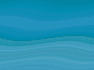 Naklejka premium dark cyan, light sea green and steel blue colored abstract waves background can be used for graphic illustration, wallpaper, presentation or texture
