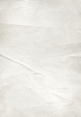 Old crumpled paper texture background