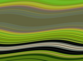 abstract waves background with olive drab, black and dark khaki color. waves can be used for wallpaper, presentation, graphic illustration or texture