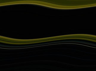 black, dark olive green and very dark green colored abstract waves background can be used for graphic illustration, wallpaper, presentation or texture