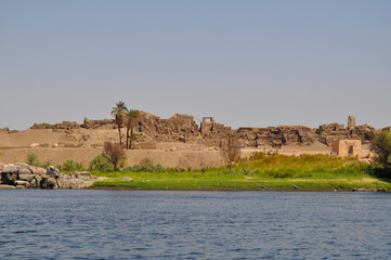 A view of Aswan - beautiful Egypts ancient city