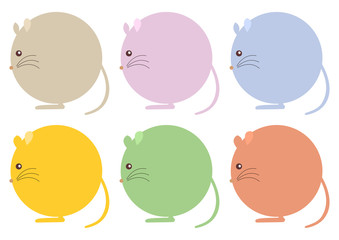 まんまるマウス　ネズミ　子年