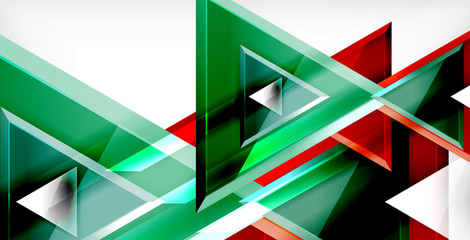 Triangle abstract background