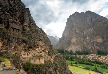 The village near to Cusco, Peru
