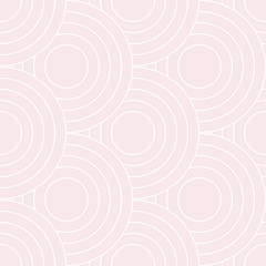 Abstract retro pattern of geometric shapes. Neutral  mosaic backdrop. Geometric wave of circles  background, vector