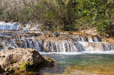 Obraz premium Kursunlu Waterfalls in Antalya, Turkey. Kursunlu selalesi