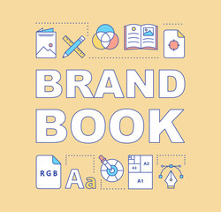 Brand book word concepts banner