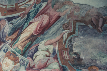 Fresco Painting in a Villa in Italy