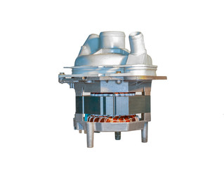 The water pump of dishwasher. Wear of impeller, pump shaft, graphite gland body. Repair of the...