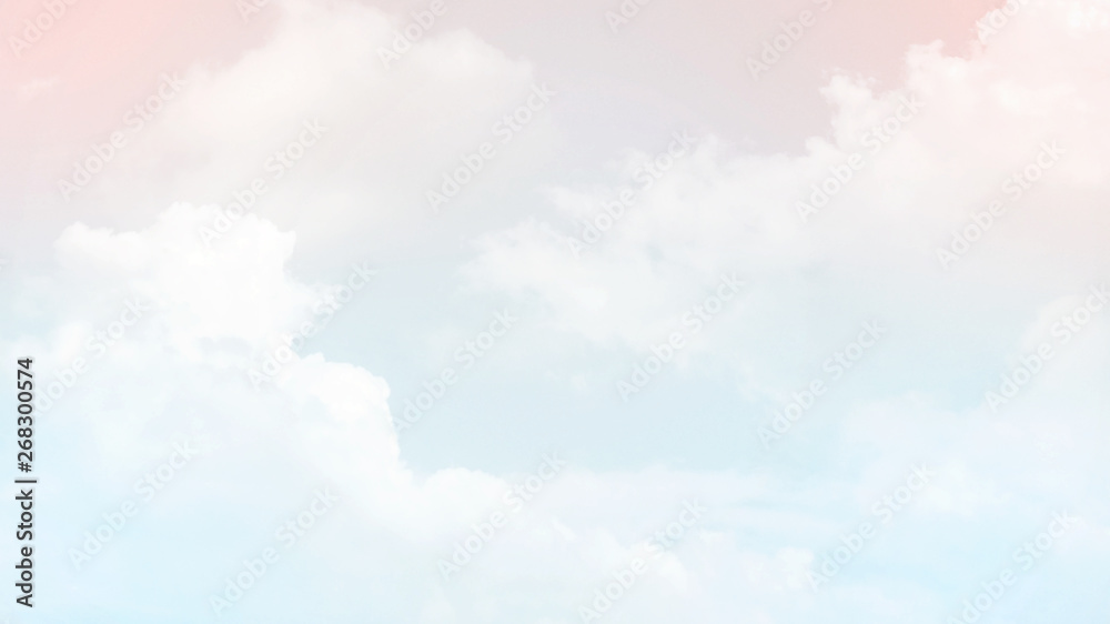 Sticker abstract blurred beautiful soft cloud background with a pastel multicolored gradient with bokeh conc