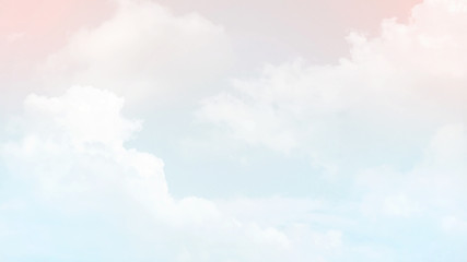 Abstract blurred beautiful soft cloud background with a pastel multicolored gradient with bokeh concept for wedding card design or presentation © NotjungCG