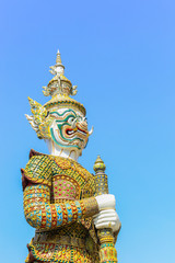 Fototapeta premium Guardian Demons in Grand Palace Thailand