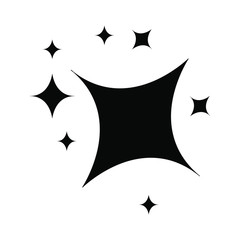 Shine icon, Clean star vector icon illustration.