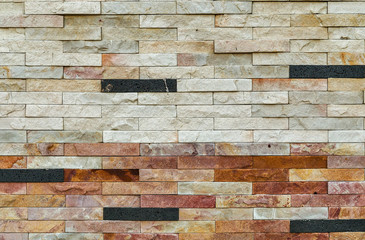 Marble frame mosaic tile decor texture.