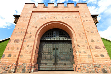 Golden Gate of Kiev, steel forged entrance doors.