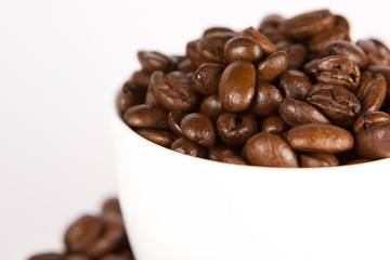 Coffee Beans and Cup