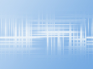 Abstract blue gradient dots background