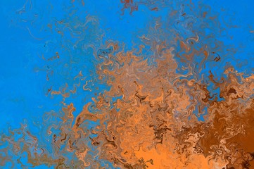 Abstract color wavy marble background