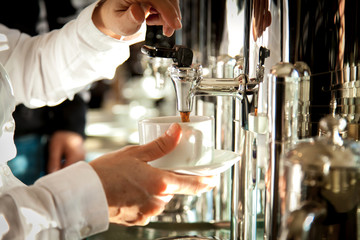 Coffee break at business meeting 