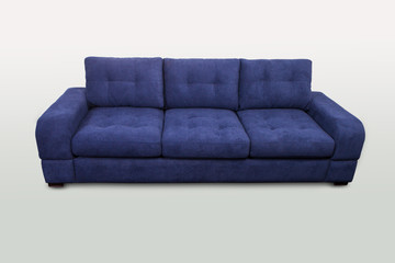 Modern home furniture. Sofa tranformer on a gray background.