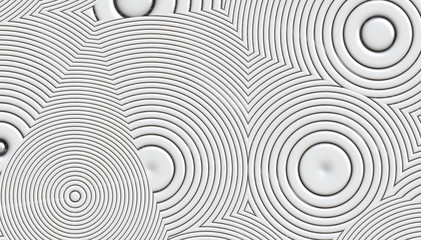 white abstract circles