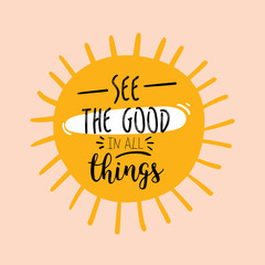 Motivational typography poster with cool quote. Isolated on white background.