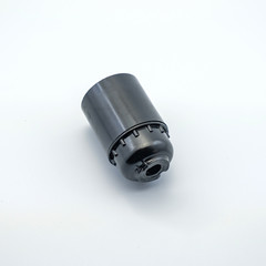 The photo on a white background of an electric lampholder for mounting electrics. Perfect for filling the catalog of a modern iniernet store on the site.