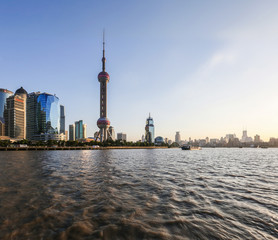 Shanghai Urban Landmark Architectural Landscape-Lujiazui Financial and Trade Zone, Pudong New Area
