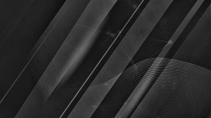 Modern Abstract Black Background Design