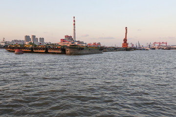 Shanghai Urban Landmark Architectural Landscape: Yangshupu Power Plant, the First Power Plant in China