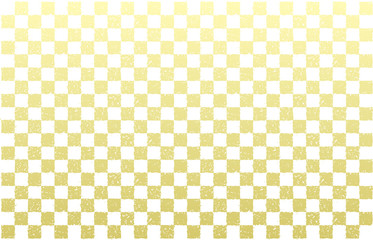 Grunge gold tiles background ( Japanese traditional pattern) / for new year's greeting card design.